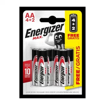 Energizer baterije max AA 6 kom AL 