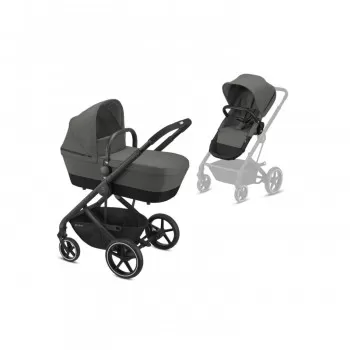 Cybex Balios S 2u1 crni ram, Soho Grey 