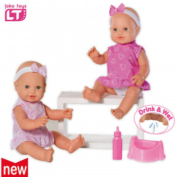 Loko toys, lutka beba koja pije i piški, 40cm 