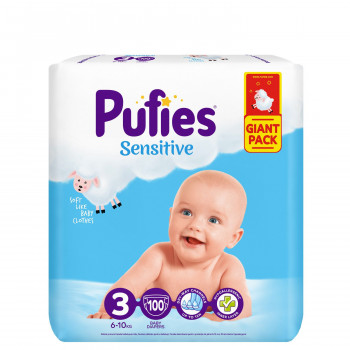 Pufies pelene sensitive BP 3midi 6-10kg 100kom 