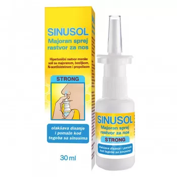 Sinusol Majoran sprej rastvor za nos, 30 ml 