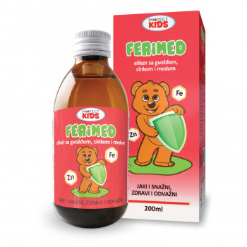 Protect Kids, Ferimed eliksir sa Fe,Zn i med,200ml 