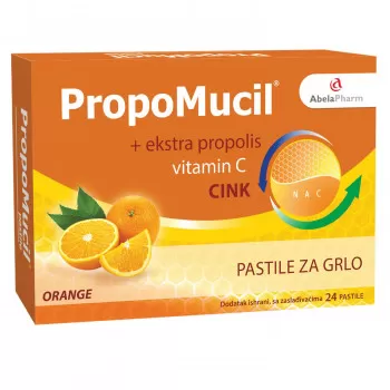 Abela Pharm Propomucil pastile, orange 