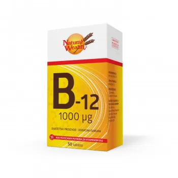 Natural Wealth Vitamin B12 50x1000mcg 