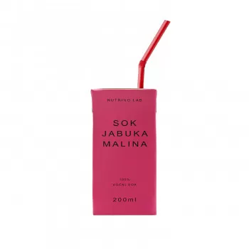 Nutrino Lab sok jabuka,malina 200ml 