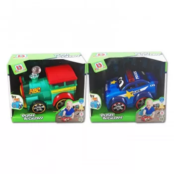 Burago junior push and glow asst 
