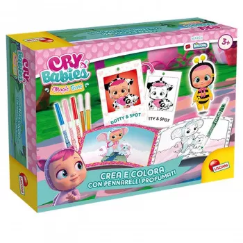Cry babies bojenje mirišljivim markerima set 