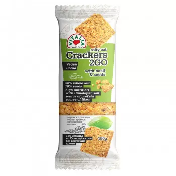 Vitalia Ovseni kreker-beli luk i bosiljak 150g 