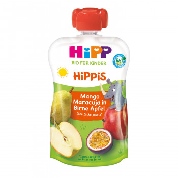 Hipp pouch kruška, jabuka, mango i marakuja 100g 