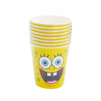 Sundjer Bob papirne čaše 1/8, 266ml 