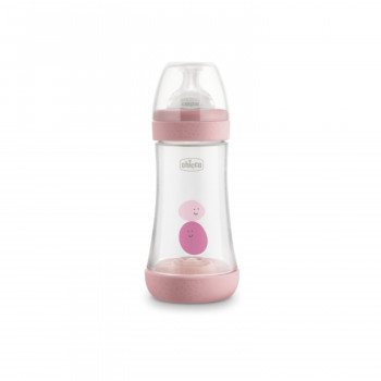 Chicco P5 flašica roze 2m+, 240ml 