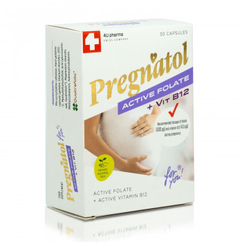 4U Pharma Pregnatol Active Folate+Vit B12 for you! 