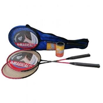 Badminton set sa dve loptice u futroli 