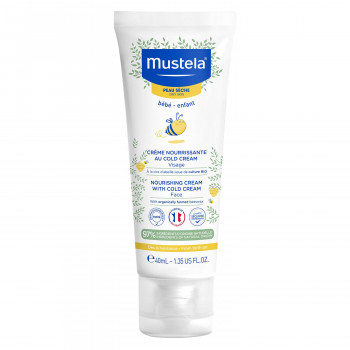 Mustela Hranljiva cold krema za lice 40ml 