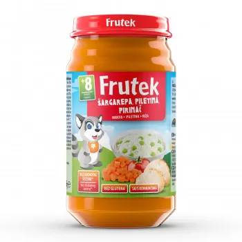 Frutek kašica šarg. sa piletinom i pirinčem 190g 