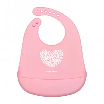 Canpol babies silikonska portikla sa džepom pink 
