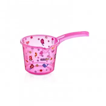 BabyJem bokal za kupanje pink transparent ocean 