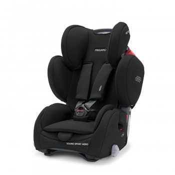 Recaro a-s 1/2/3(9-36kg) YoungSportHero, DeepBlack 