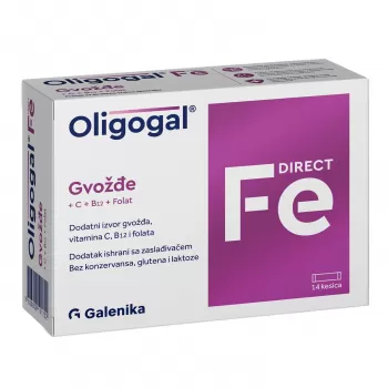 Oligogal Fe direkt prašak 14 kesica 