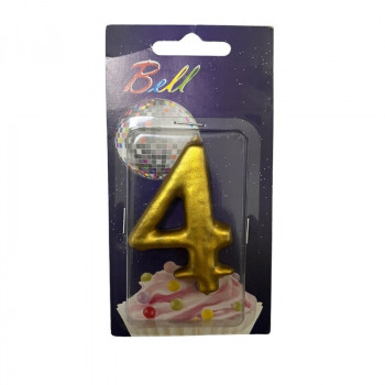 Num. Svećica 4  zlatne,srebrne 