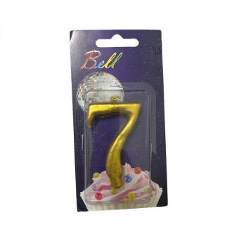 Num. Svećica 7  zlatne,srebrne 