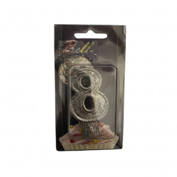 Num. Svećica 8  zlatne,srebrne 