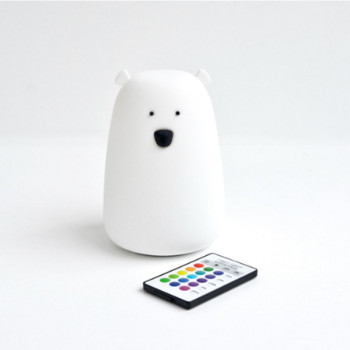 Rabbit n Friends lampa medved sa daljinskim bela 