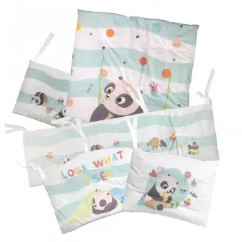 Lillo&Pippo punjena posteljina Panda 