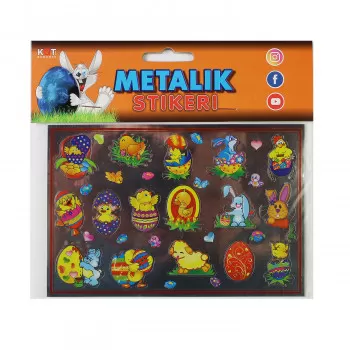 Kgt metalik stikeri 