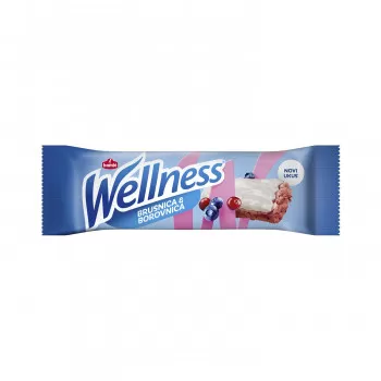 Wellness bar brusnica i borovnica, 23g 