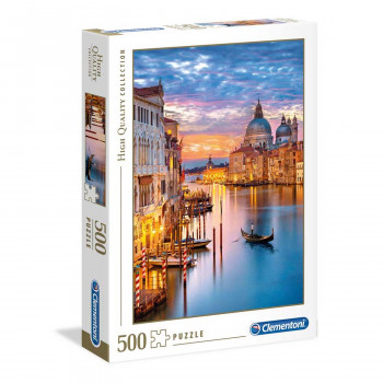 Clementoni puzzle 500 hqc lighting venice 