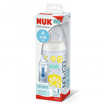 Nuk FC flašica sa tem. Indik fruits, 300ml 6-18M 