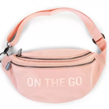 Childhome Banana bag on the go, roze 