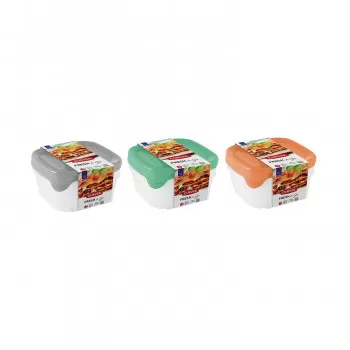 Curver kutije za hranu, pastel mix 3x0.8L 