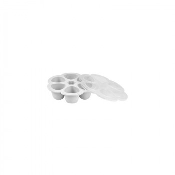 Beaba Multiportions silikon posude 6/1 90ml, siva 