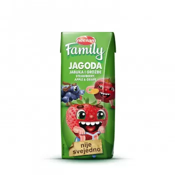 Nectar family sok jagoda 0.2l 