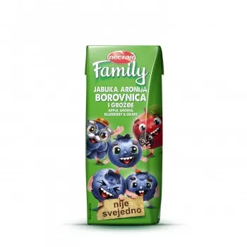 Nectar family sok borovnica 0.2l 