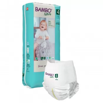 Bambo Nature pants pelene 4, 7-14kg 40 kom 