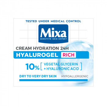 Mixa Hyalurogel Rich krema za lice 50ml 