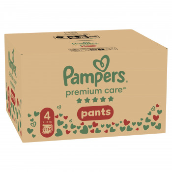 Pampers pants pelene monthly 4 prem. 9-15kg 114kom 