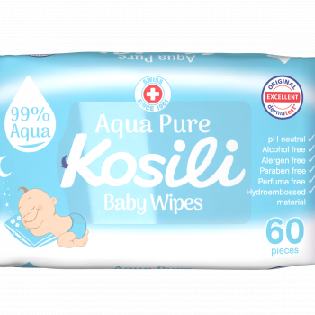 Kosili baby vlažne maramice aqua pure 60kom 