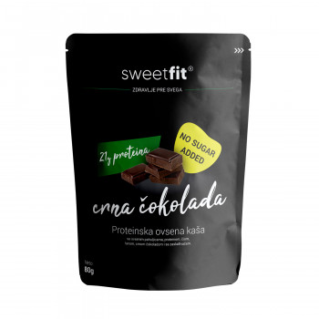 Sweetfit kaša crna čokolada, 80g 