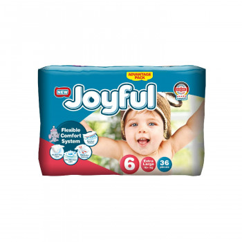 Joyful pelene 6 large 16kg+ 36 kom 