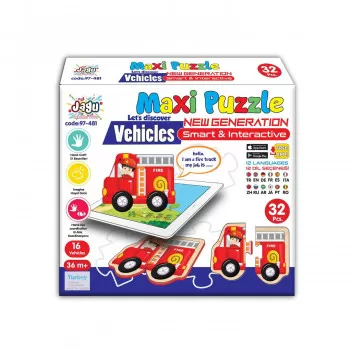 Maxi puzzle 32el. - vozila sa aplikacijom 