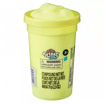 PLAY-DOH SLIME FEATHERY FLUFF MEGA CAN AST 