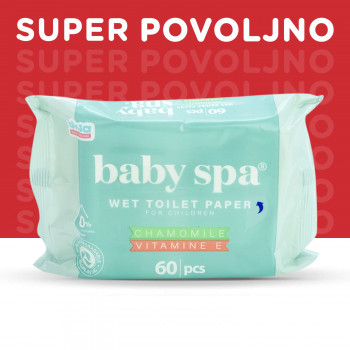 Baby Spa vlažni dečiji toalet papir 60kom 