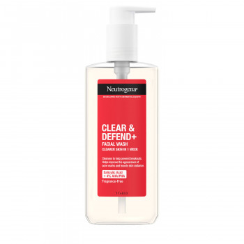Neutrogena Clear Defend + Facial Wash 200Ml 