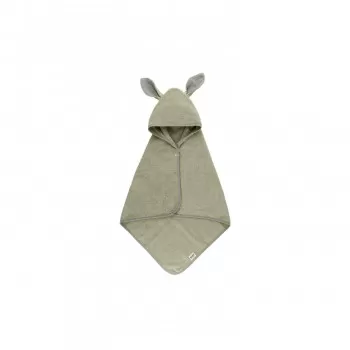 Bibs peškir sa kapuljačom Kangaroo, Sage 