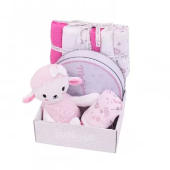 Jungle bebi set prvi otisak, roze 