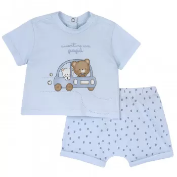 Chicco komplet 2/1 (majica kr, šorts), dečaci 